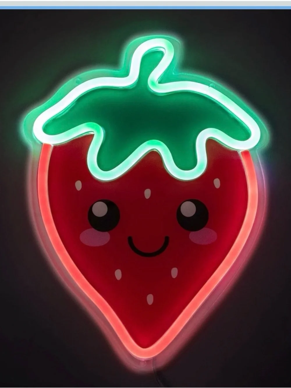 Strawberry LED Wall Light - Red & Green